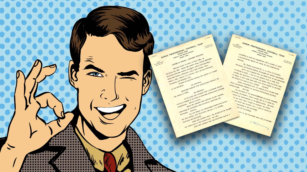 Man looking at APFA documents