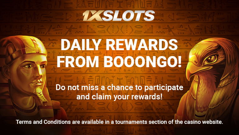 Complete Daily Tasks and get rewarded at 1xSlots Casino