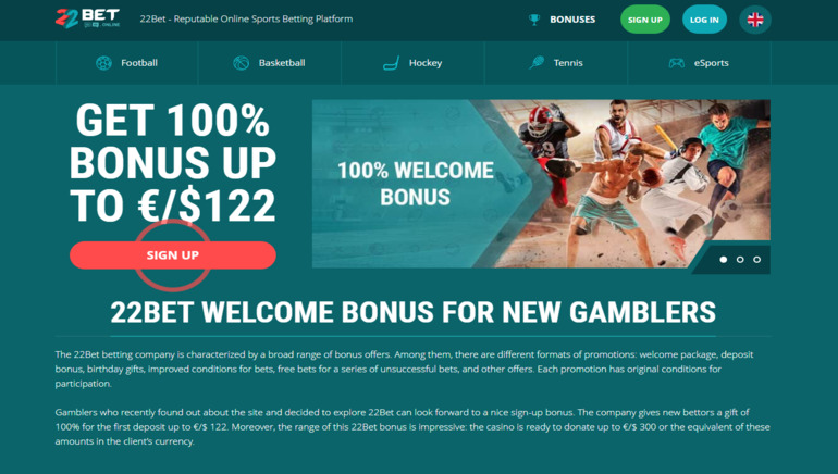 22bet Casino