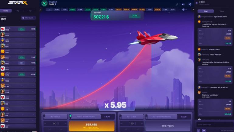 StarX Crash Game