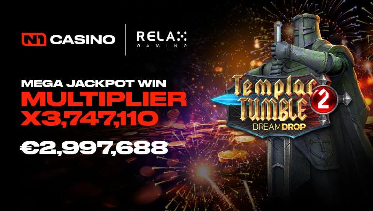 N1 Casino Player Strikes €3 Million Jackpot on €0.80 Bet