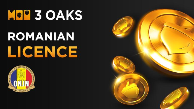 3 Oaks Gaming Secures Romania License to Amplify European Presence