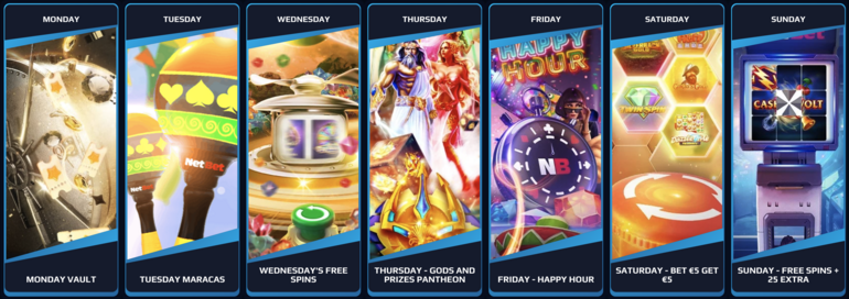 Daily Offers at Netbet Casino:
