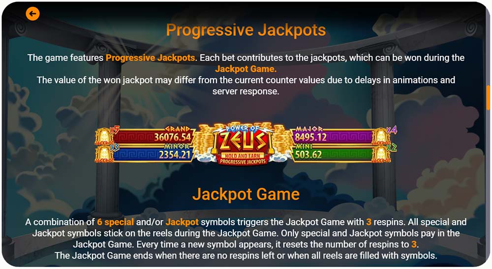 Mancala Gaming Jackpot Information