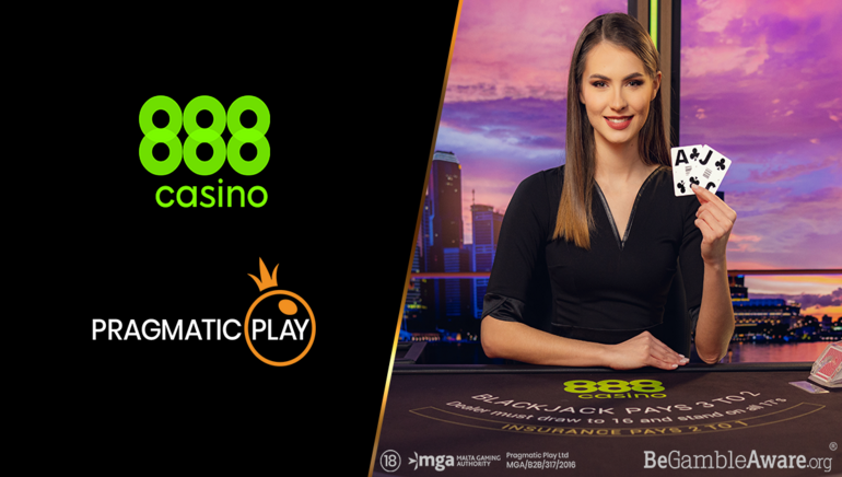 Pragmatic Play & 888casino Double Team for Live Casino Studio