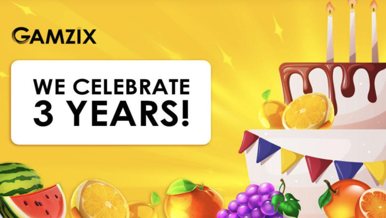 Join Gamzix as it Celebrates its Third Anniversary on March