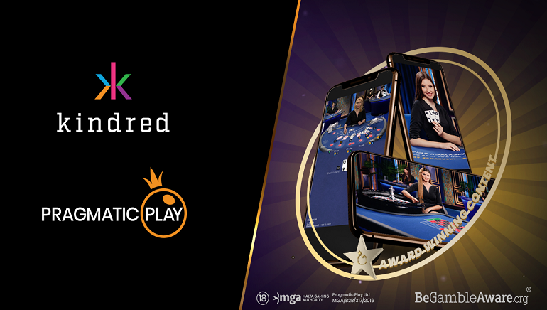 Pragmatic Play And Kindred Agree Live Dealer Partnership