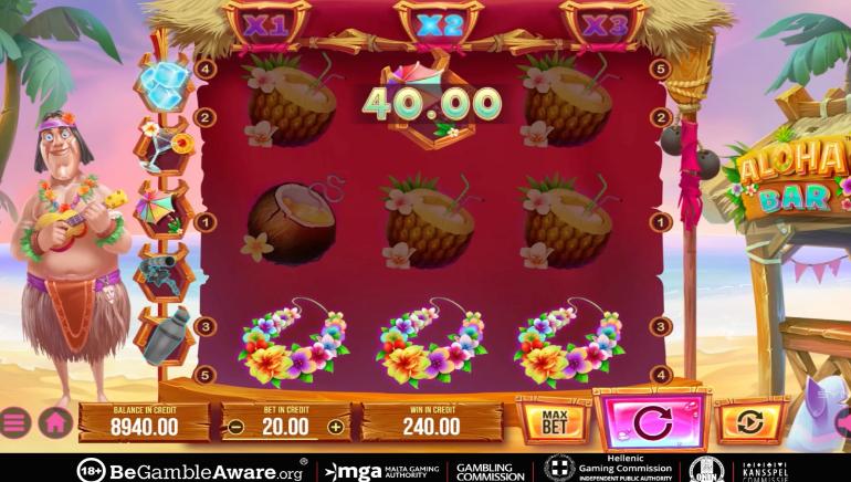 Aloha Bar Slots Screenshot