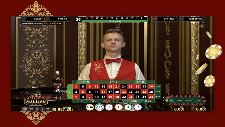 Brand New Russian Roulette Live Dealer Game Launched by Amusnet Interactive