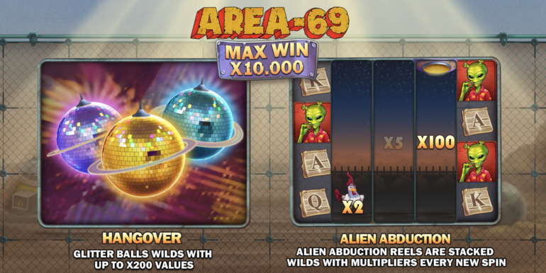 Area 69 Slots Features