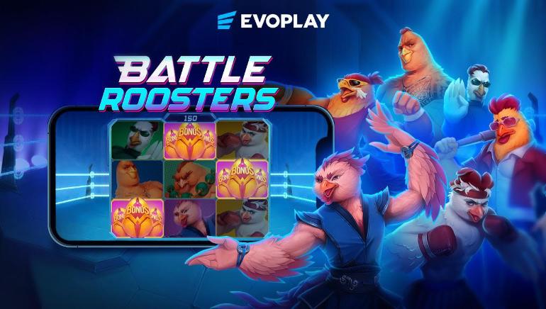 Evoplay Unleashes "Battle Roosters": A New Twist on Slots with Combat Roosters