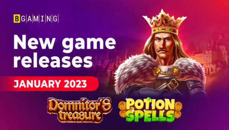 New BGaming Slots Coming Up in January 2023: Potion Spells and Domnitor’s Treasure Hold & Win