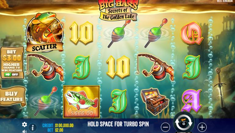 Big Bass Secrets of the Golden Lake Screenshot
