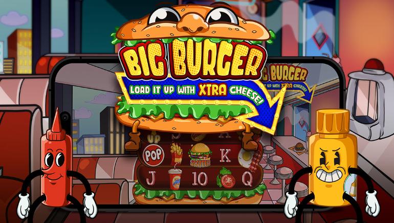 Big Burger Load it up with Xtra Cheese Logo
