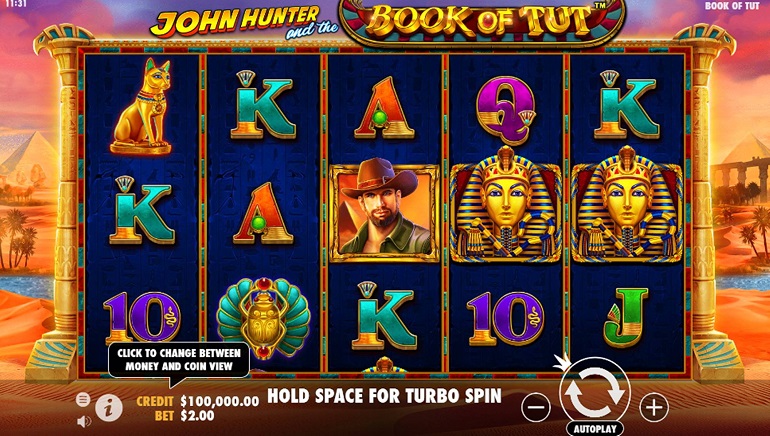 Pragmatic Play Debuts John Hunter and the Book of Tut Slot