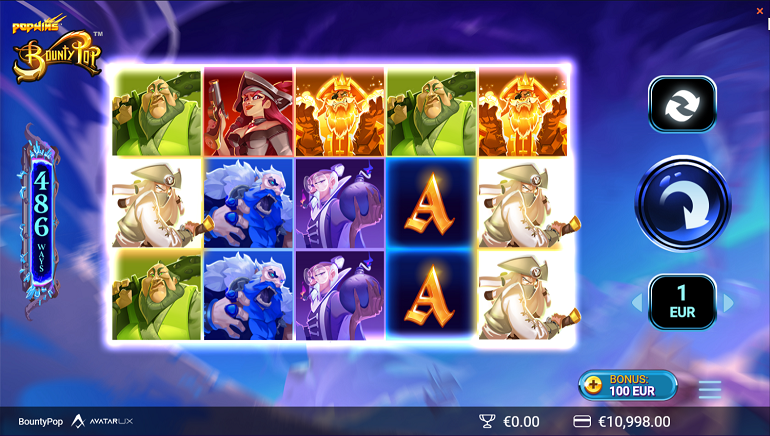 New BountyPop Slot From Yggdrasil & AvatarUX Uses The Innovative PopWins Mechanism