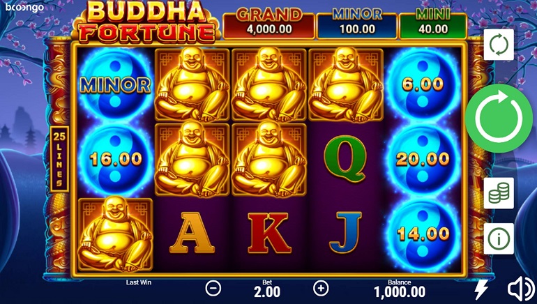 Buddha Fortune: Hold and Win Slot Released by Booongo