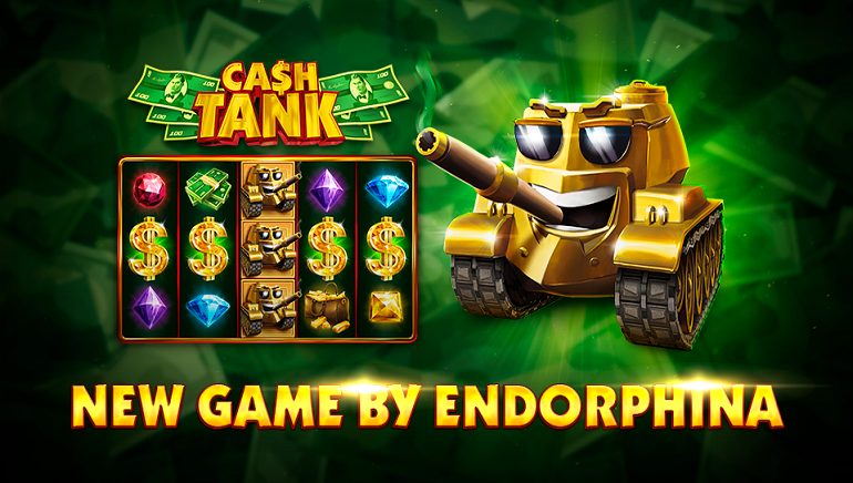 Endorphina’s New Cash Tank Slot is Ready for Battle