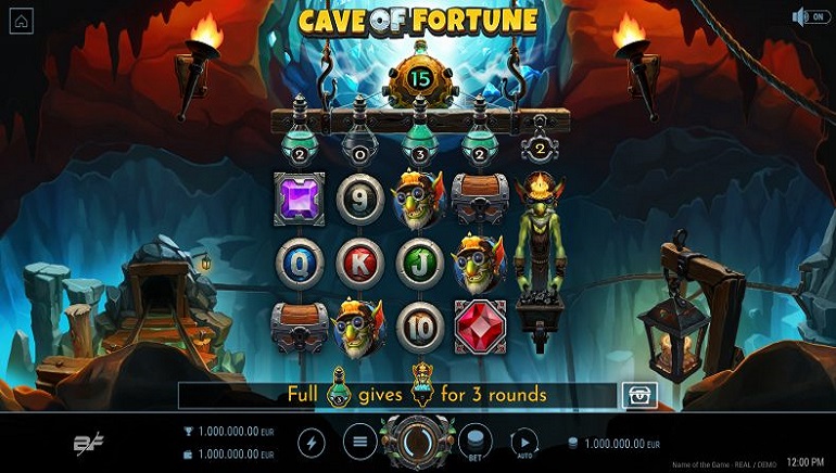 Explore The Cave Of Fortune Online Slot From BF Games To Uncover Hidden Rewards