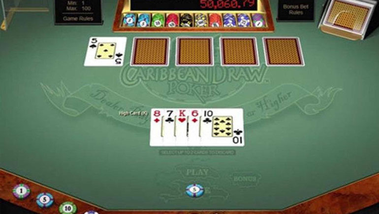 Caribbean Draw Poker Screenshot 1