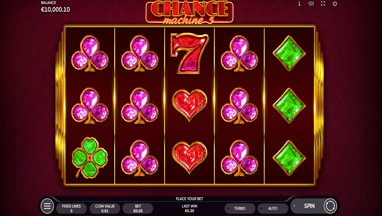 Endorphina Brings Classic Gameplay To Online Casinos With New Chance Machine 5 Slot