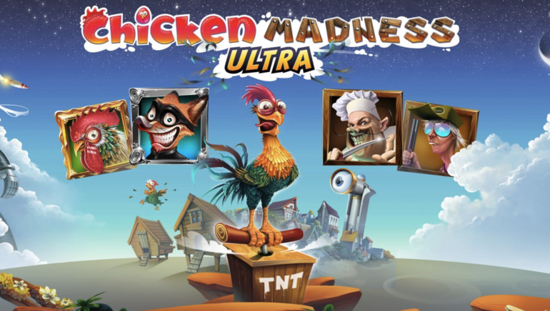 Chicken Madness Ultra™ Sequel by BF Games Features Futuristic Farmyard Fun & Progressive Jackpots!