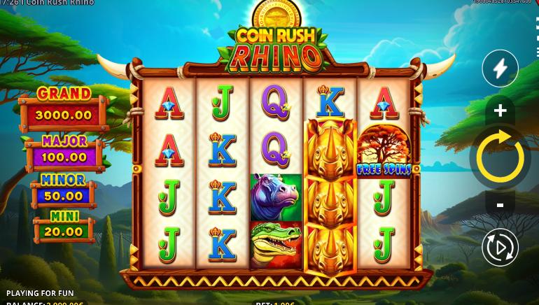 COIN RUSH: RHINO RUNNING WINS™ Screenshot