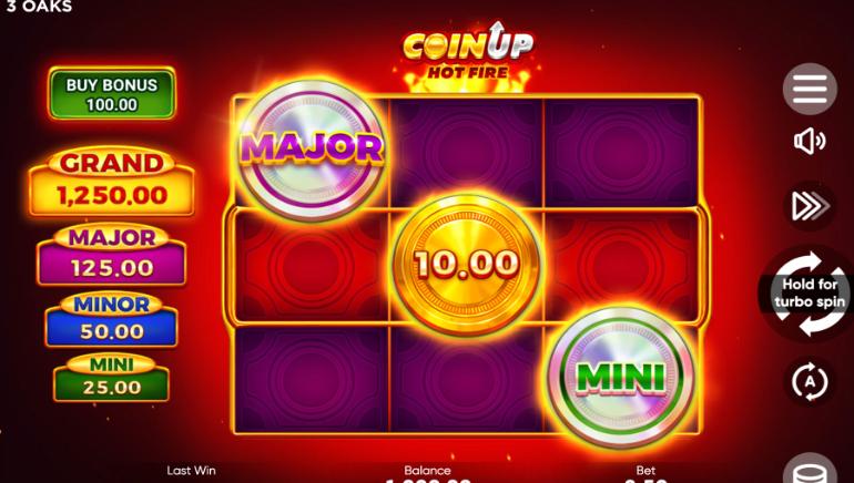 Coin UP: Hot Fire 3x3 Screenshot