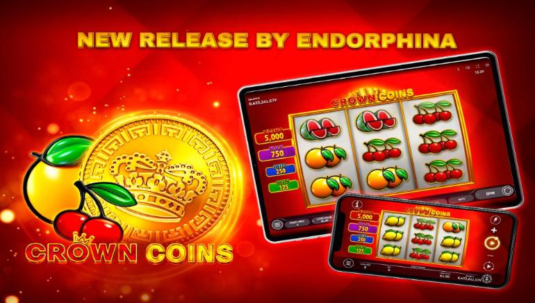 Endorphina Launches New Online Slot "Crown Coins"
