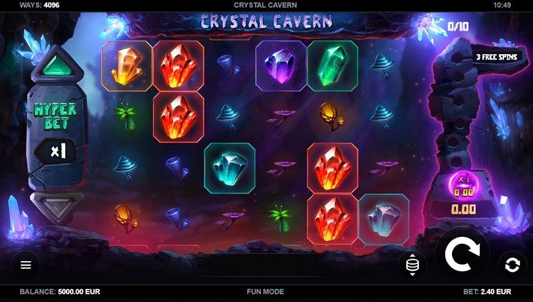 Kalamba Games Releases Captivating New Crystal Cavern Slot