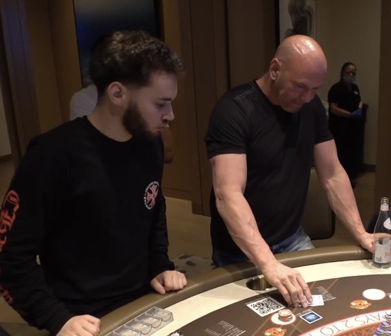 Dana White Blackjack Table
