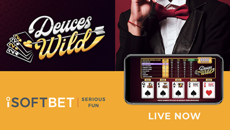 iSoftBet Pulls an Ace with Deuces Wild Video Poker!