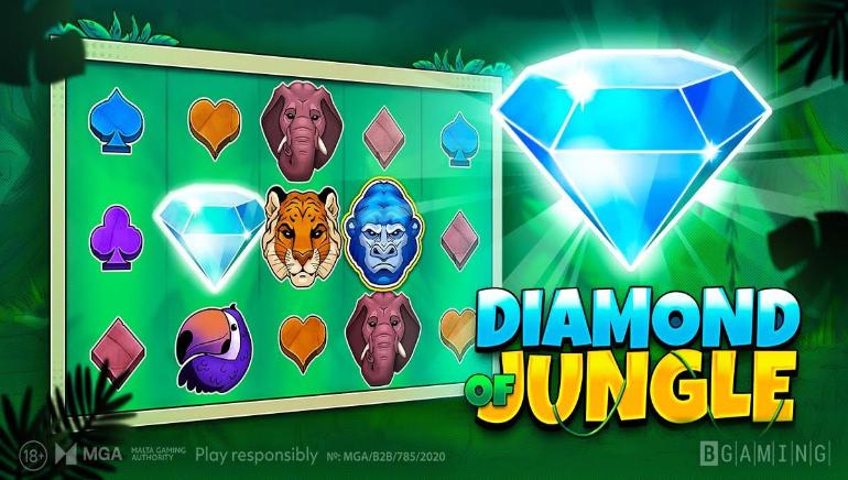 BGaming Unveils' Diamond of Jungle': A Slot Adventure with Dual Volatility