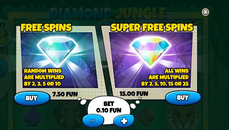 Diamond of Jungle Buy Spins