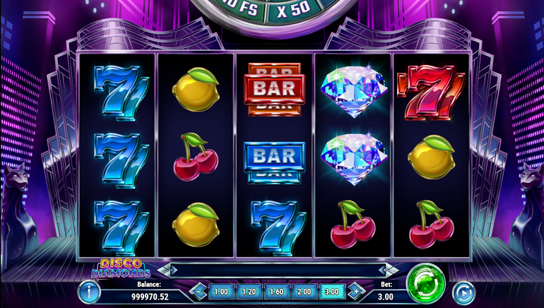 Boogie on Down with the Disco Diamonds Slot from Play'n GO