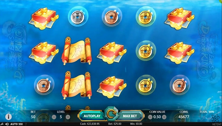 East Sea Dragon King Slot Releases from NetEnt