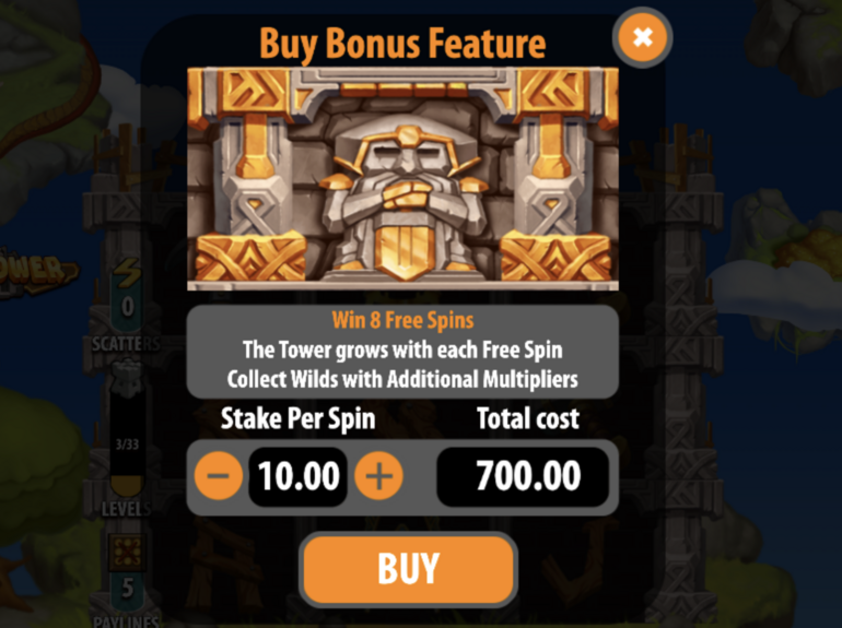 Epic Tower Buy Bonus