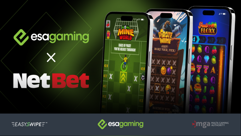 ESA Gaming's European Reach Expands through Partnership with NetBet