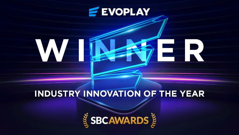 Evoplay Clinches Industry Innovation of the Year at SBC Awards 2023
