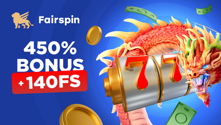 Unlock a Stellar Welcome at FairSpin Casino: $450 USDT Bonus + 140 Free Spins & 200 TFS Tokens Just for Signing Up!