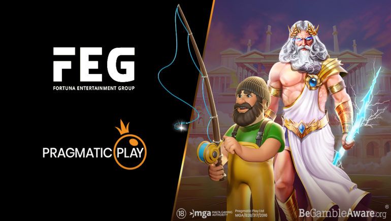 FEG and PragmaticPlay logos