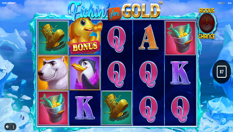 Animated Fun with ‘Fishin’ for Gold’ Slot by iSoftBet