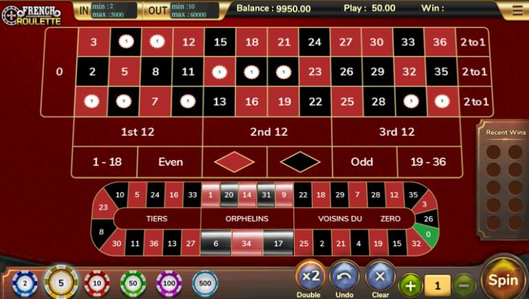 French Roulette by Blaze Gaming Screenshot