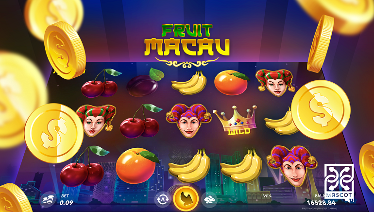 Mascot Gaming Unveils Fruit Macau and Fruit Monaco Slots