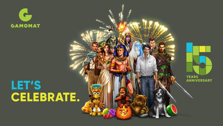 GAMOMAT Celebrates 15th Anniversary as a Leading Force in iGaming