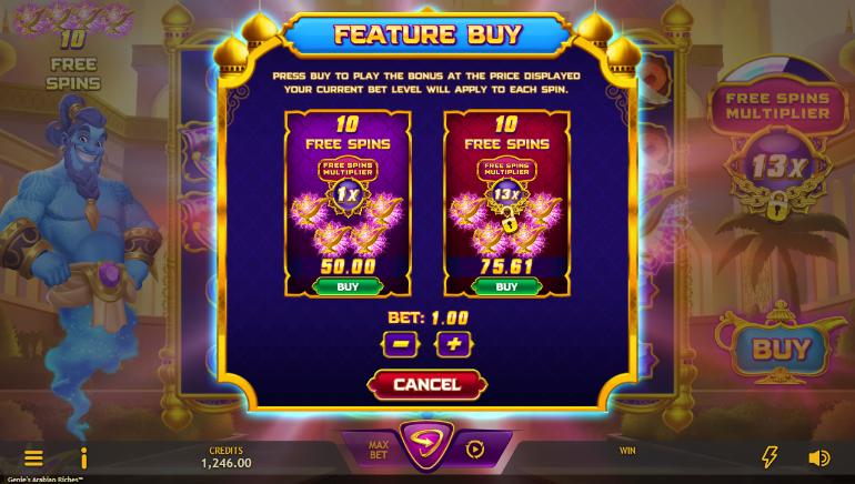 Genie's Arabian Riches™ Feature Buy