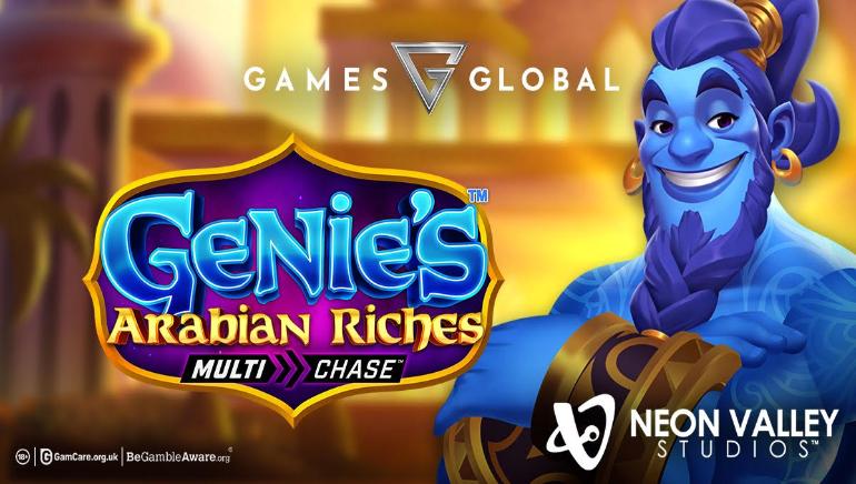 Genie's Arabian Riches™: Neon Valley Studios' Latest Slot Magic with Games Global