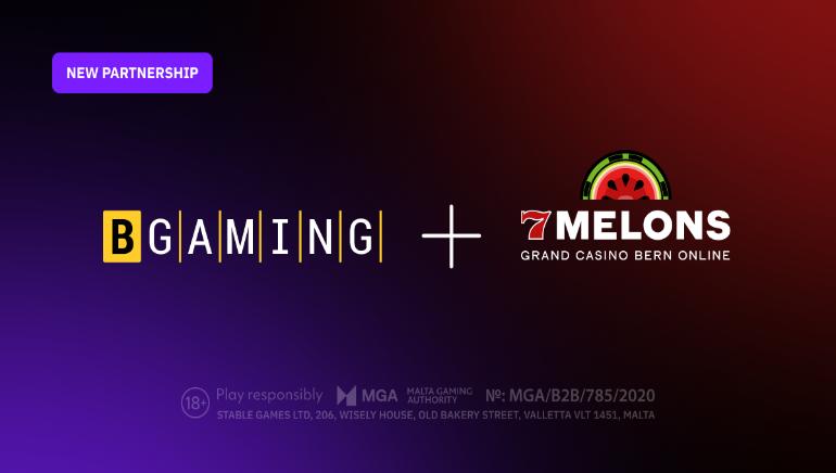 BGaming Expands Its Reach Into Switzerland with 7Melons Casino Partnership
