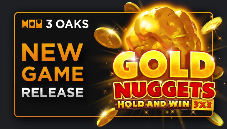 "Gold Nuggets: Hold and Win" by 3 Oaks Gaming: A Thrilling Mining Adventure Slot