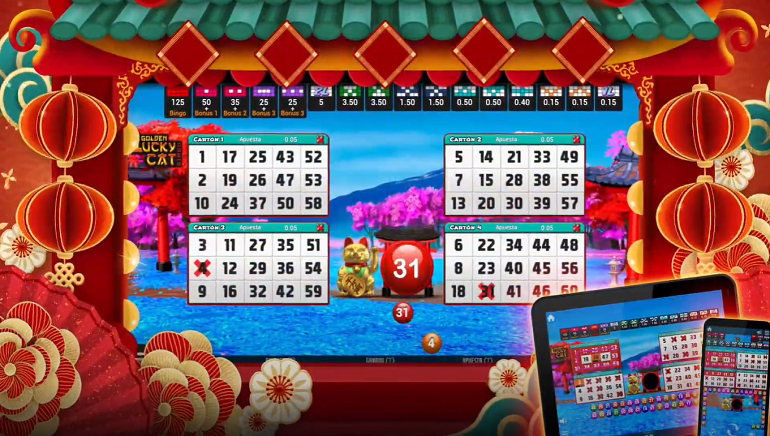MGA Games Returns to Video Bingo with Golden Lucky Cat